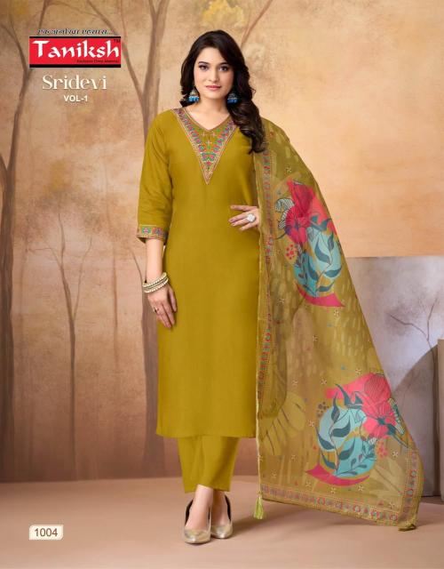 Taniksh sridevi vol 1 straight kurti wholesale